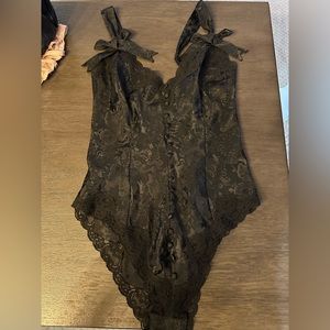 Victoria’s Secret lace and silk bodysuit